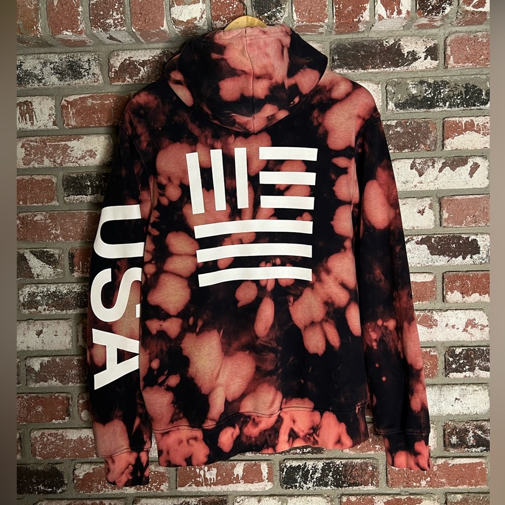The North Face USA Bleach Spiral Tiedye  Sweatshirt hoodie